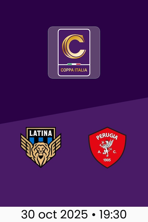 Latina vs Perugia | Segunda Ronda Preliminar | Coppa Italia Serie C 2025/26