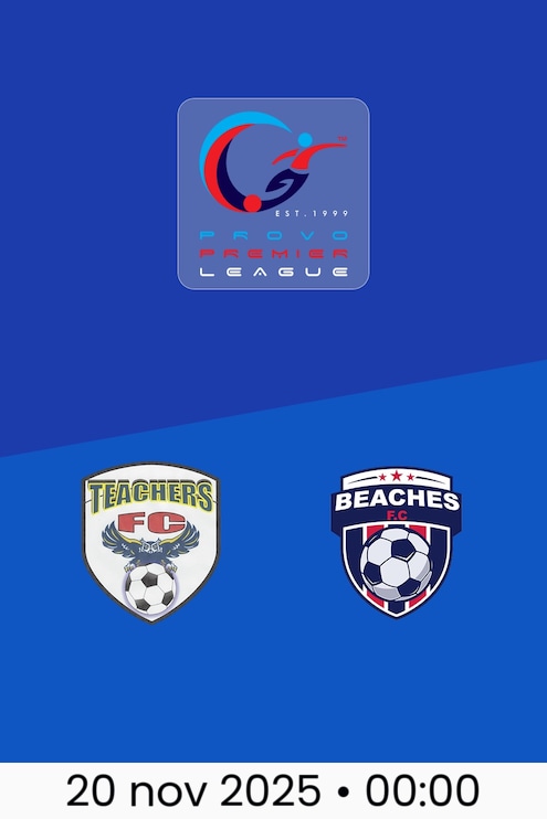 Teachers FC x Beaches FC | Provo Premier League 2025-26