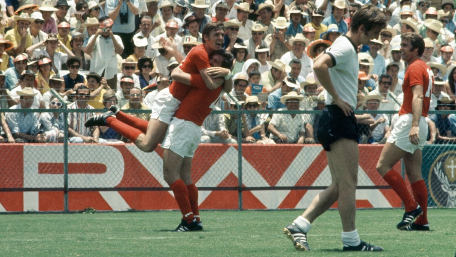 Martin Peters Goal 49' | Germany FR vs England | 1970 FIFA World Cup Mexico™