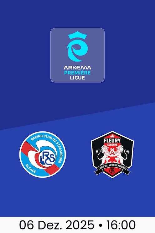 Strasbourg - Fleury 91 | Arkema Première Ligue 2025/26