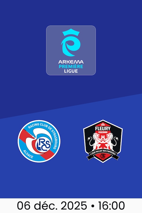 Strasbourg - Fleury 91 | Arkema Première Ligue 2025/26