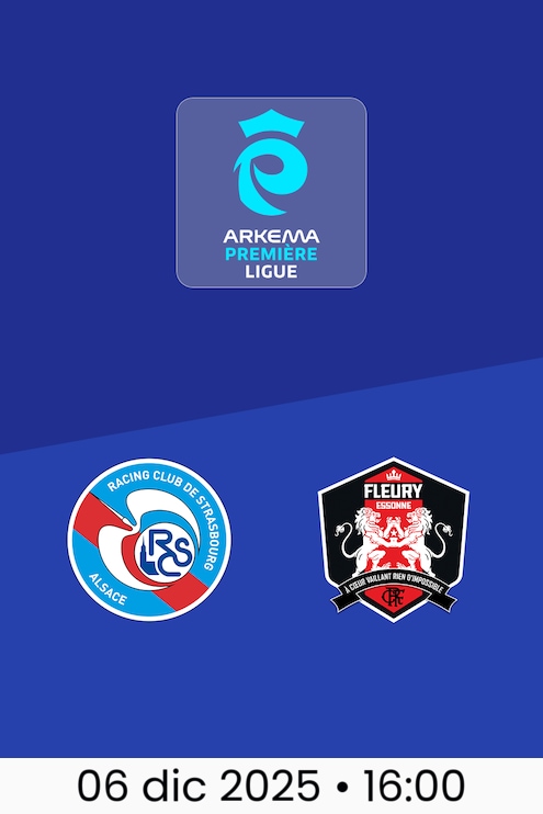 Strasbourg - Fleury 91 | Arkema Première Ligue 2025/26