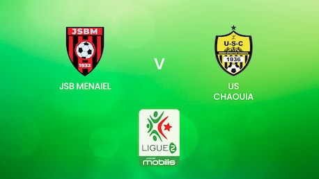 JSB Menaiel v US Chaouia | Ligue 2 2024/25 | Algerian | Full Match Replay