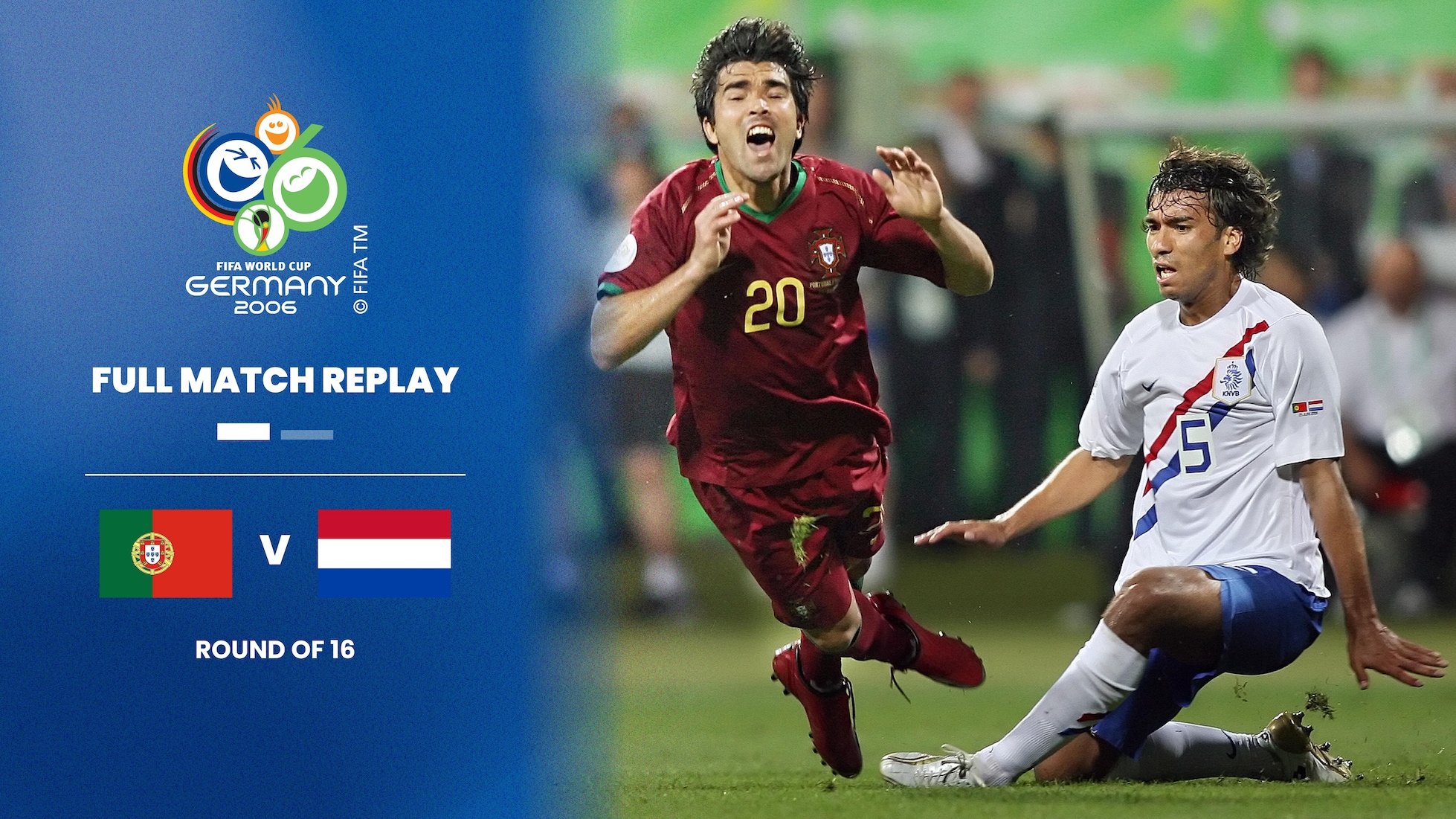 Portugal - Pays-Bas | Huitièmes de finale | Coupe du Monde de la FIFA, Allemagne 2006™ | Match complet