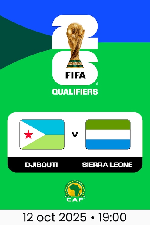Yibuti vs Sierra Leona | Eliminatorias de la CAF a la Copa Mundial de la FIFA 26™