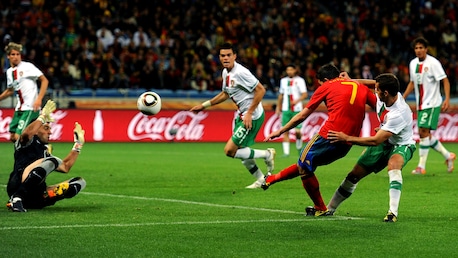 Das Tor von David Villa 62' | Spanien - Portugal | FIFA Fussball-Weltmeisterschaft Südafrika 2010™