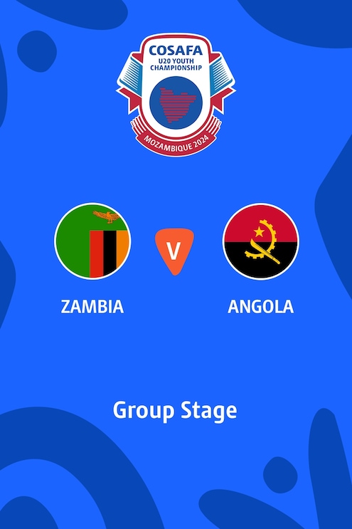 Zambia - Angola | Fase a gruppi | CAF U-20 Africa Cup of Nations 2025 | Qualificazioni COSAFA | Match completo