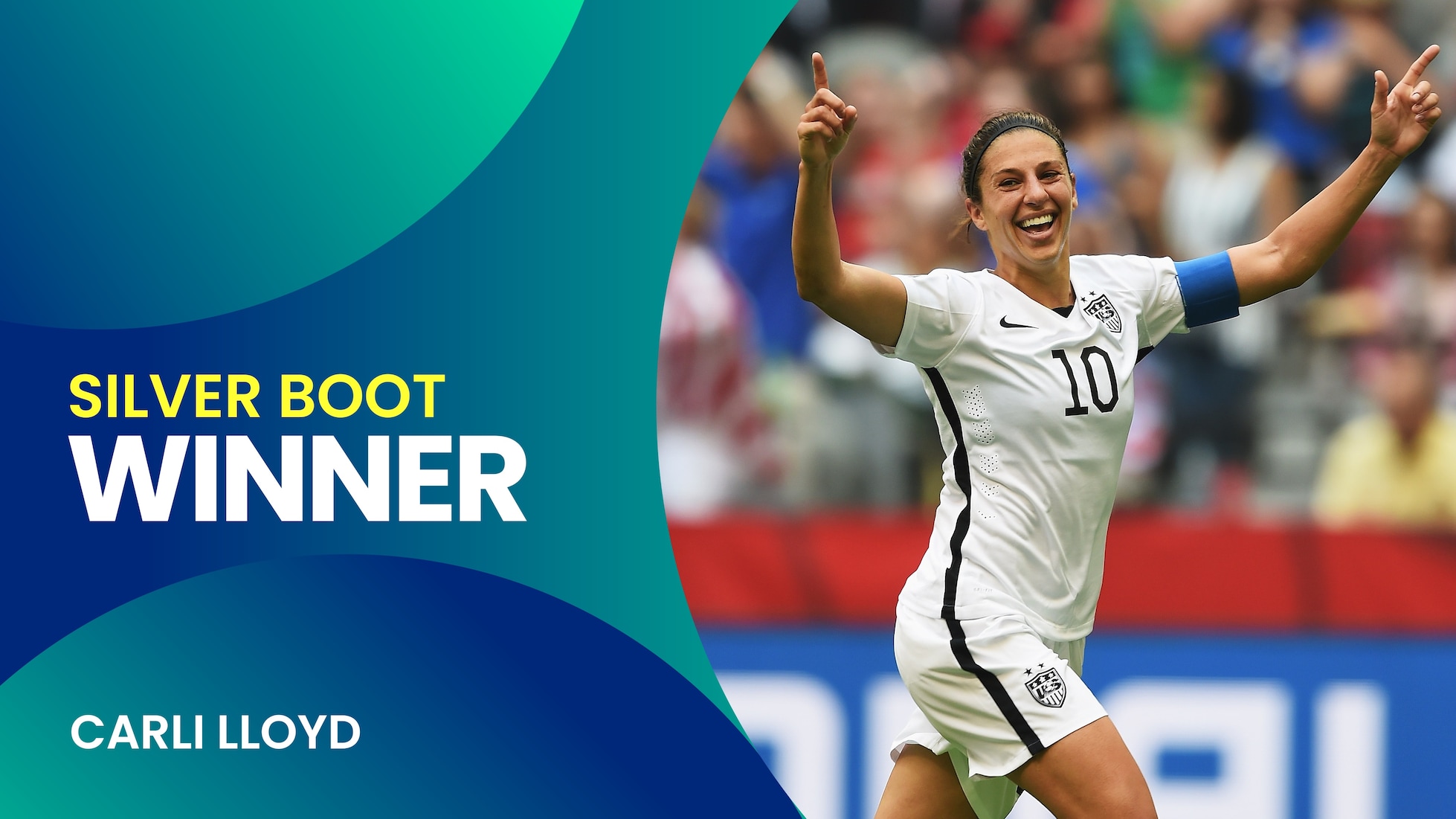 Carli Lloyd | Silver Boot Award | FIFA Women's World Cup Canada 2015™