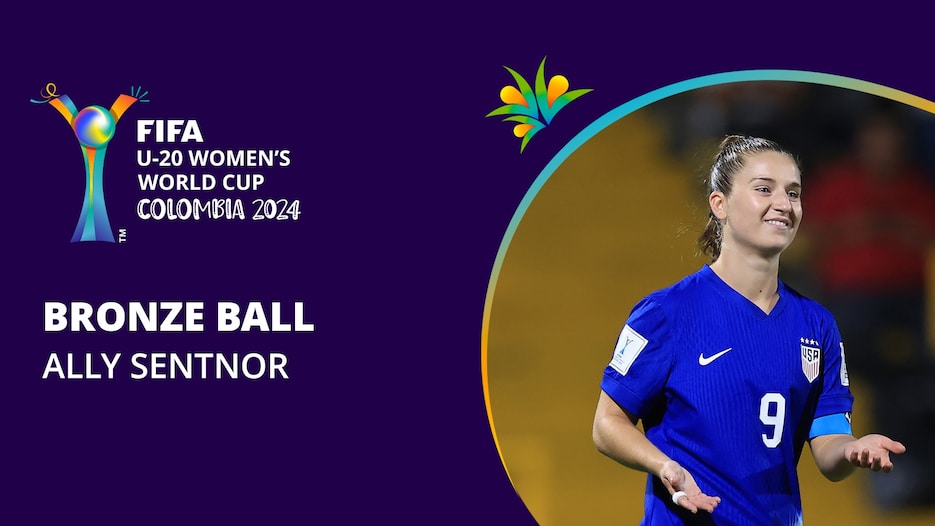 Ally Sentnor | Bola de Bronze | Copa do Mundo Feminina Sub-20 da FIFA Colômbia 2024™