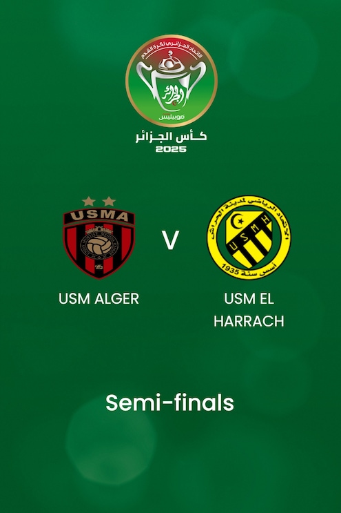 USM Alger - USM El Harrach | Halbfinale | Algerischer Pokal 2025 | Spiel In Voller Länge