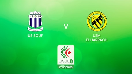 US Souf v USM El Harrach | Ligue 2 2024/2025 | Algeria | Full Match Replay