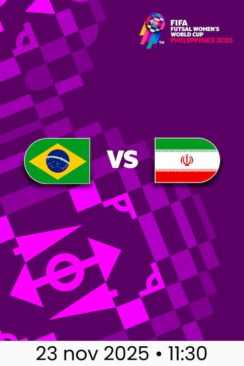 Brasile - Iran | Gruppo D | Coppa del Mondo di Futsal Femminile della FIFA Filippine 2025