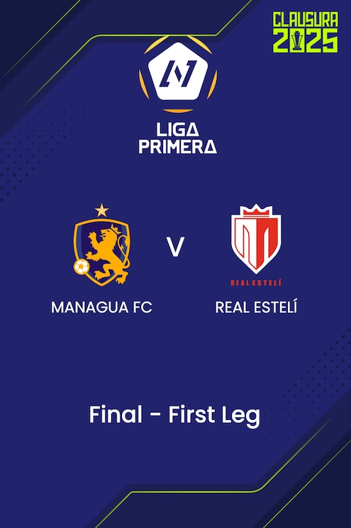 Managua FC - Real Estelí | Finale - Hinspiel | Liga Primera 2024/25 | Spiel in voller Länge