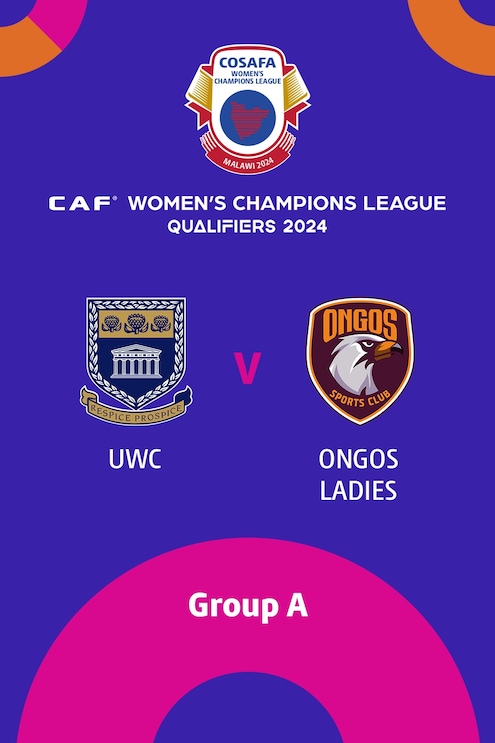 University of Western Cape - Ongos Ladies | Gruppenphase | CAF Women’s Champions League | COSAFA Qualifier 2024 | Spiel in voller Länge