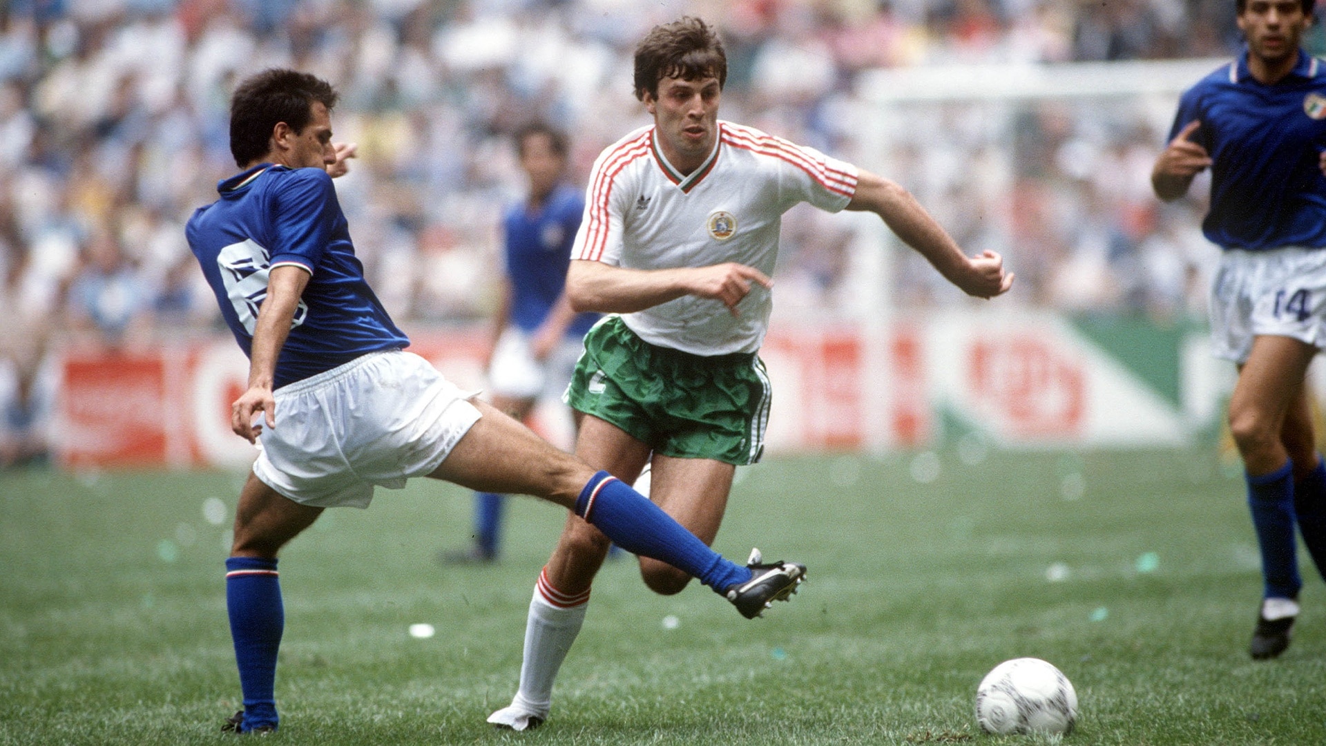 Das Tor von Nasko Sirakov 85' | Bulgarien - Italien | FIFA Fussball-Weltmeisterschaft Mexico 1986™