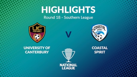  University of Canterbury vs Coastal Spirit | Jornada 18 | Southern League | Men's National League Regional Phase | Highlights