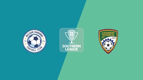 Nelson Suburbs vs Cashmere Technical | Liga Sur | Liga Nacional 2025 | Partido completo