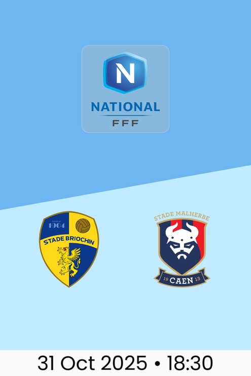 Stade Briochin v SM Caen | Championnat National 2025/2026