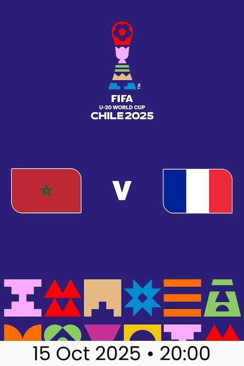 Morocco v France | Semi-finals | FIFA U-20 World Cup Chile 2025™