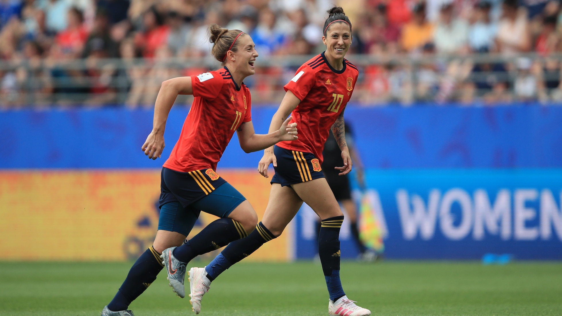 Jennifer Hermoso Goal 8' | Spain v USA | FIFA Women's World Cup France 2019™