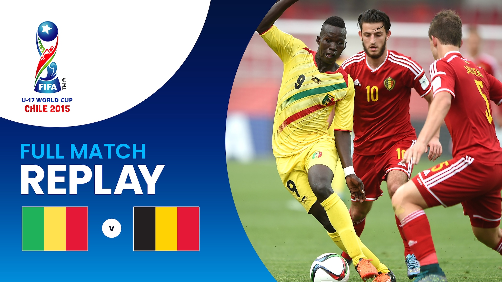 Mali v Belgium | Semi-finals | FIFA U-17 World Cup Chile 2015™ | Full Match Replay