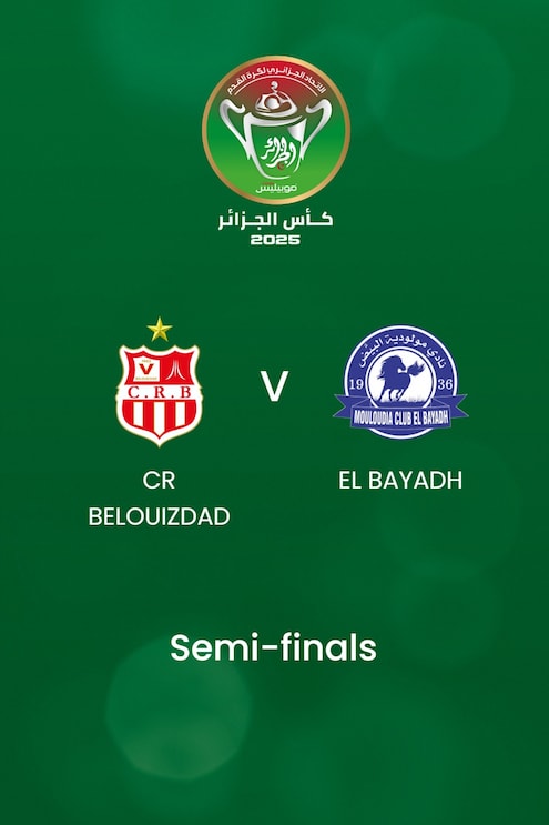 CR Belouizdad - El Bayadh | Halbfinale | Algerischer Pokal 2025 | Spiel in voller Länge