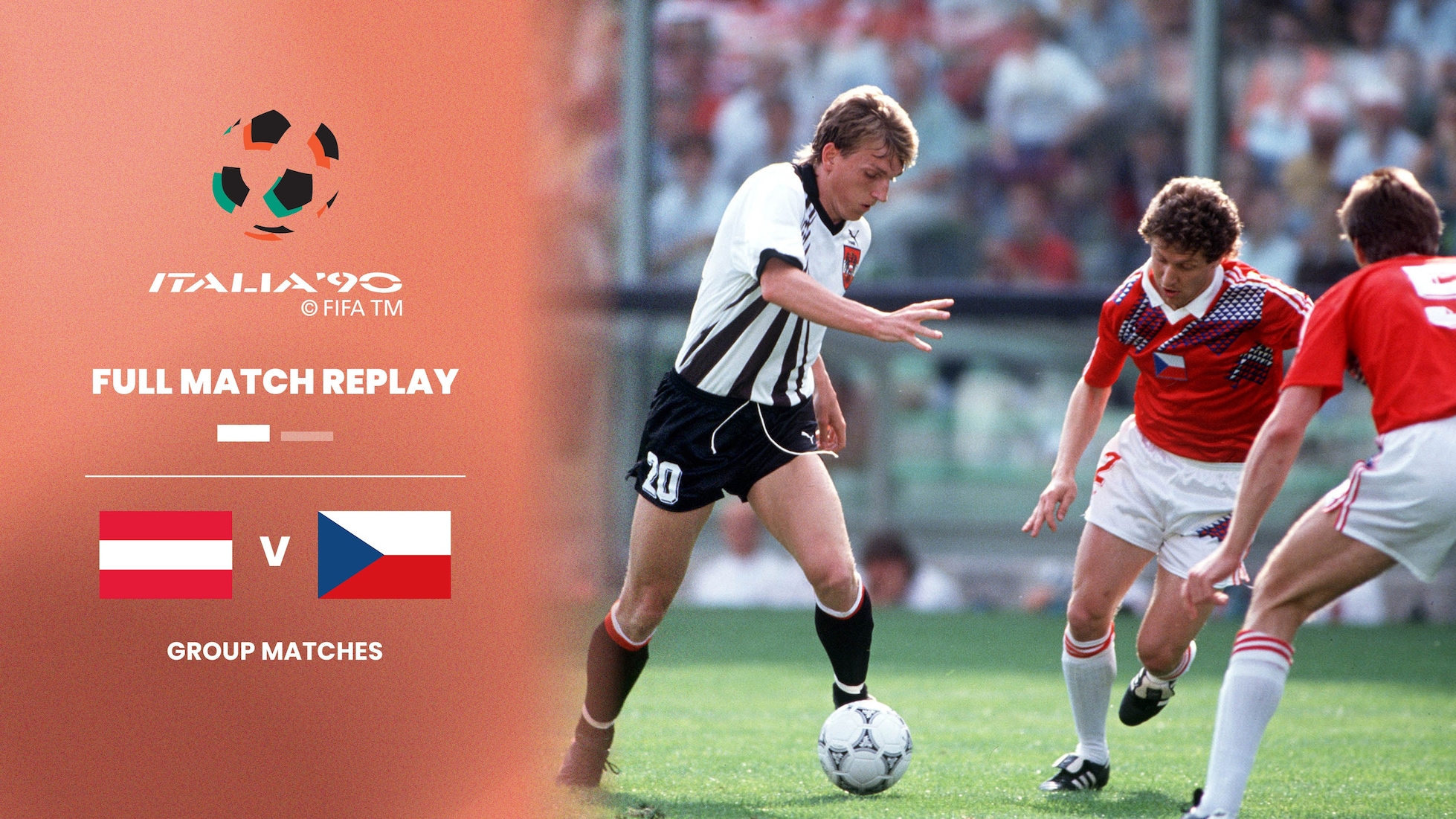 Austria v Czechoslovakia | Group A | 1990 FIFA World Cup Italy™ | Full Match Replay