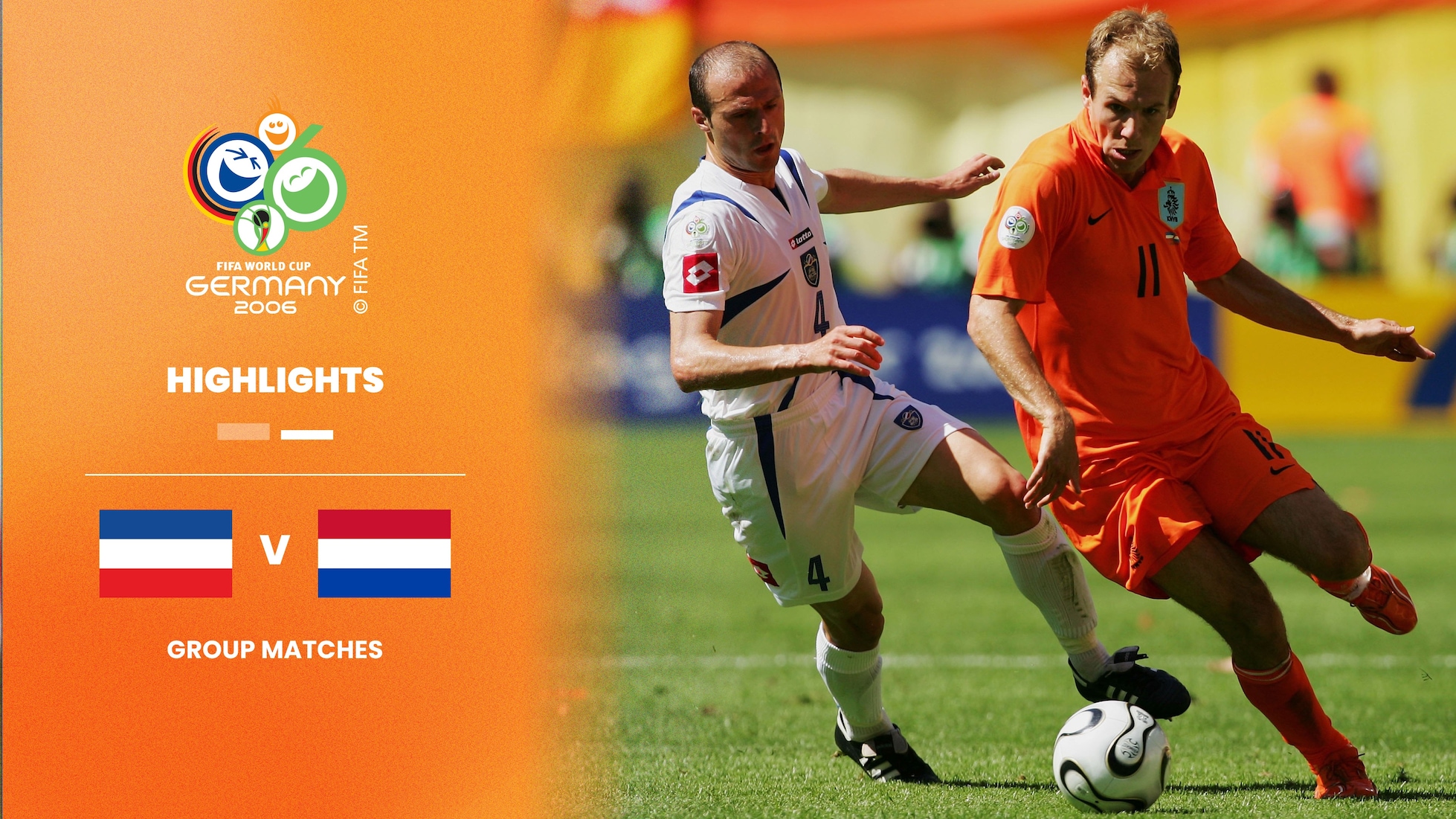 Sérvia e Montenegro x Holanda | Grupo C | Copa do Mundo da FIFA Alemanha 2006™ | Melhores momentos