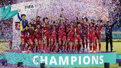  Cerimonia del Trofeo | Coppa del Mondo femminile FIFA U-17 Repubblica Dominicana 2024™