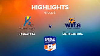 Karnataka v Maharashtra | Group B | Santosh Trophy | Highlights