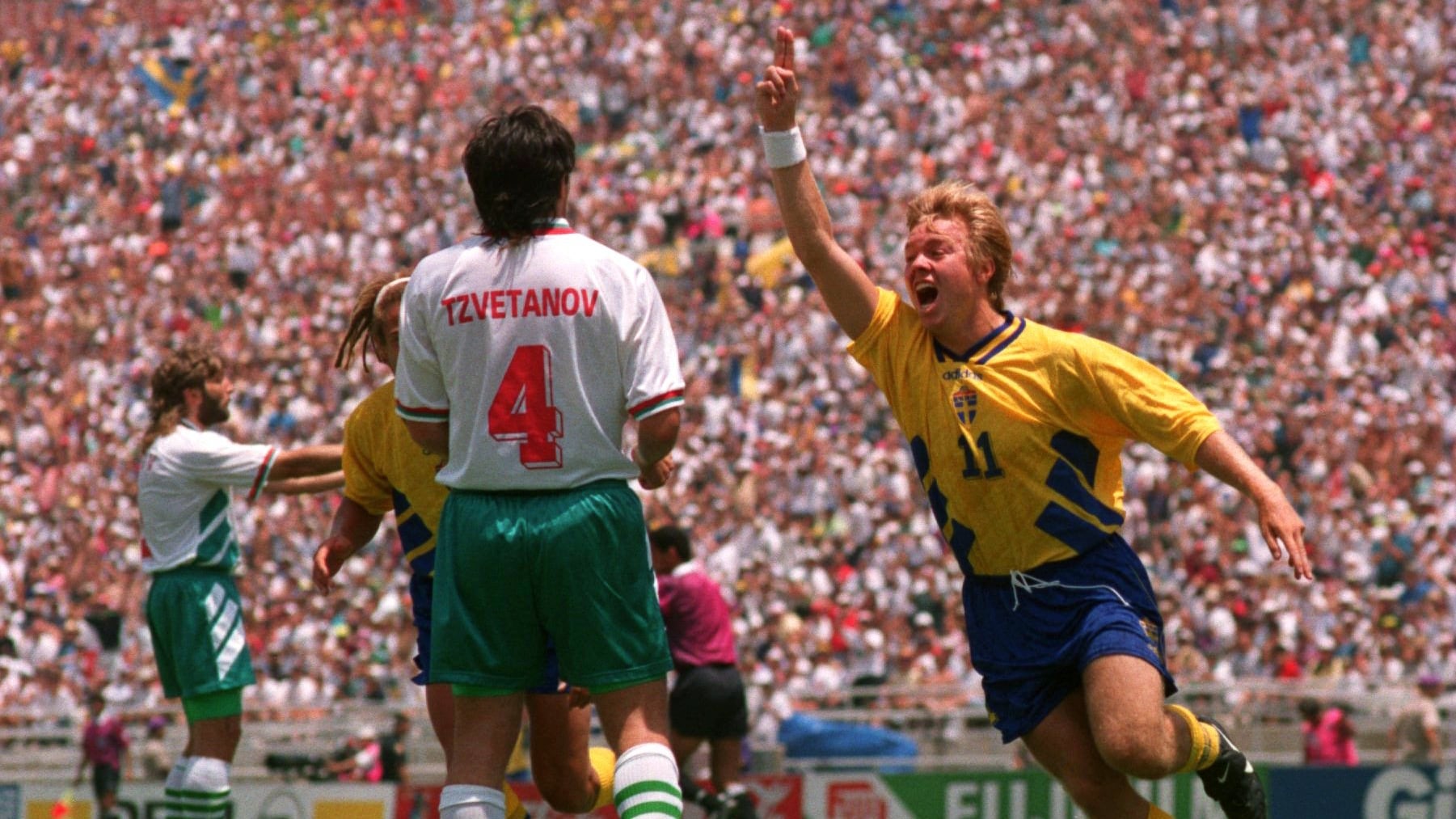 Tomas Brolin Goal 8' | Sweden vs Bulgaria | 1994 FIFA World Cup USA™