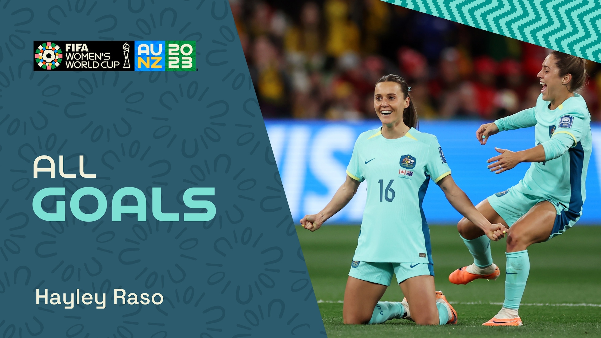 Hayley Raso | Todos los goles | Copa Mundial Femenina de la FIFA Australia & Nueva Zelanda 2023™