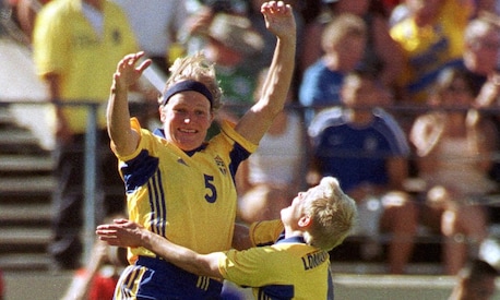 Kristin Bengtsson Goal 2' | China PR v Sweden | FIFA Women's World Cup USA 1999™