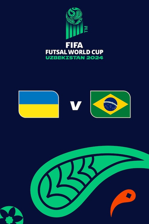 Ucrania vs Brasil | Semifinales | Copa Mundial de Futsal de la FIFA Uzbekistán 2024™ | Partido completo