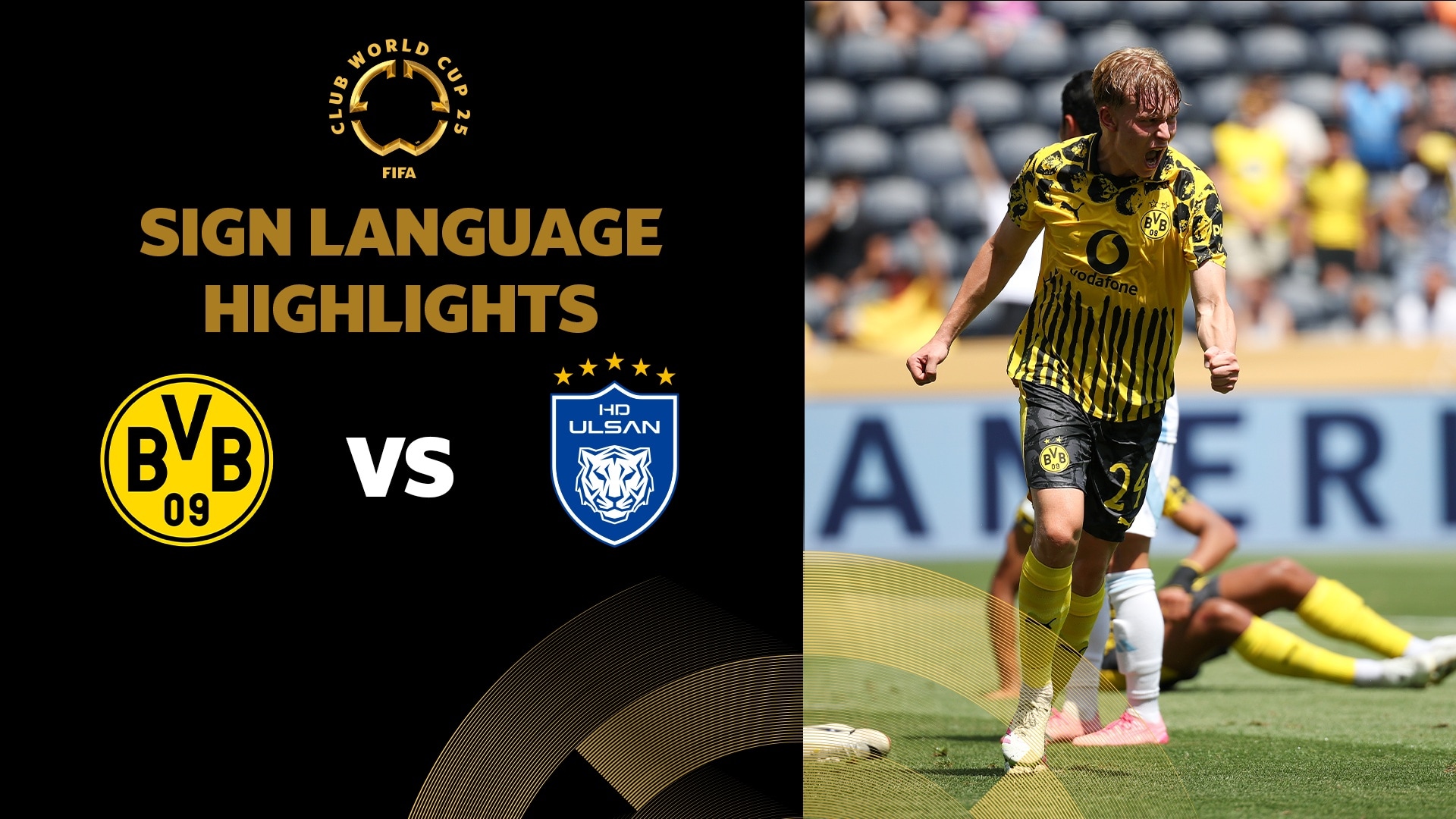 Borussia Dortmund v Ulsan HD | Group F | FIFA Club World Cup 2025™ | Highlights (Sign Language)