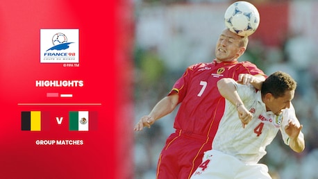 Belgio - Messico | Gruppo E | Coppa del mondo FIFA Francia 1998 | Highlights