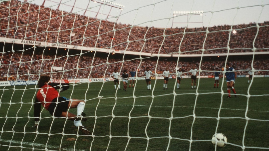 Michel Platini Goal 28' | Germany FR vs France | 1982 FIFA World Cup Spain™