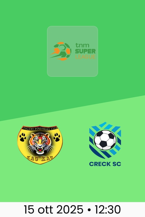 Mighty Tigers FC - Creck Sporting FC | TNM Super League 2025
