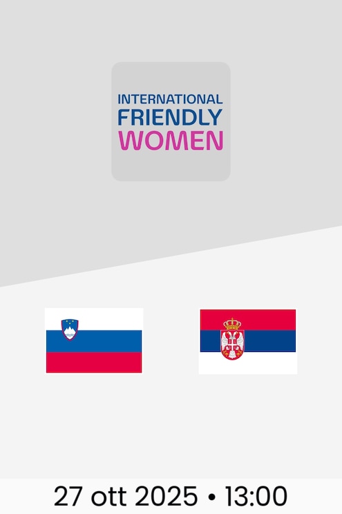 Slovenia - Serbia | Amichevole Internazionale Femminile
