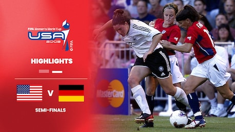 EE. UU. vs Alemania | Semifinales | Copa Mundial del Fútbol Femenino de la FIFA EE. UU. 2003™ | Highlights