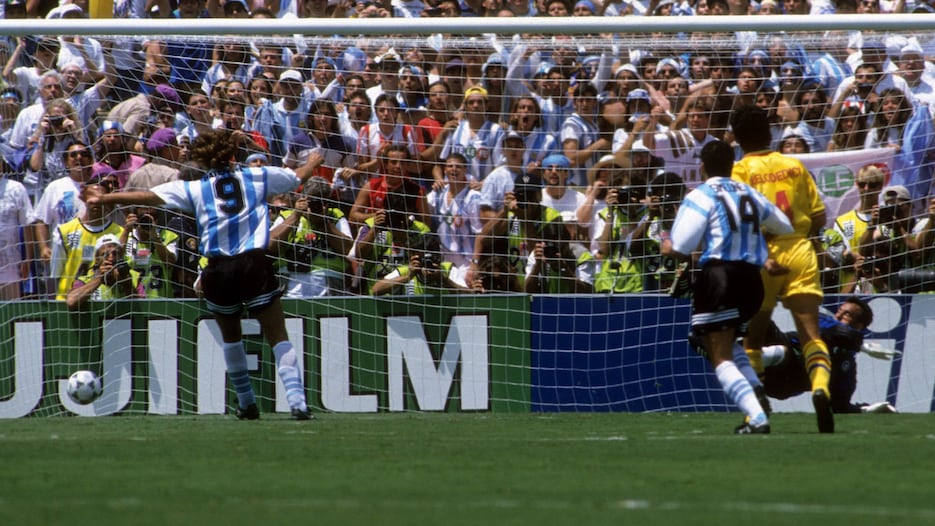 Gabriel Batistuta Goal 16' | Romania vs Argentina | 1994 FIFA World Cup USA™