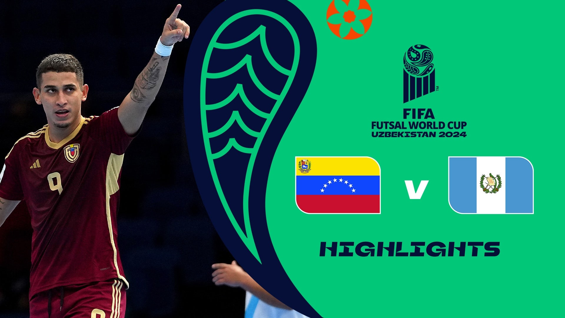 Venezuela v Guatemala | Group F | FIFA Futsal World Cup Uzbekistan 2024™ | Highlights