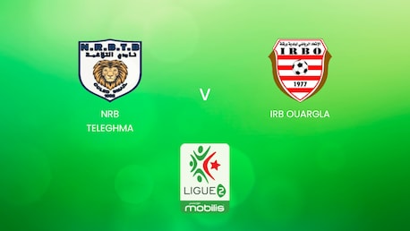 NRB Teleghma x IRB Ouargla | Temporada Regular | Ligue 2 2024/25 | Argélia | Jogo completo