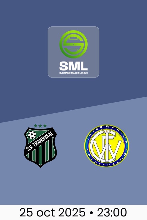 Transvaal vs Inter Wanica | Suriname Major League 2025/26