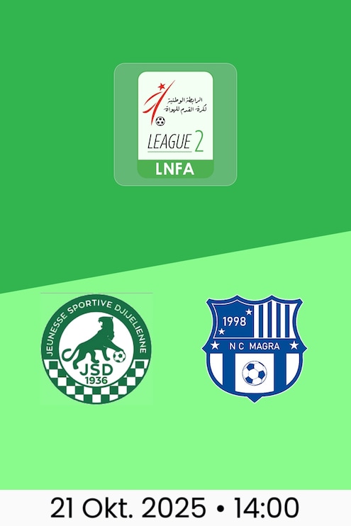 JS Djijel - NC Magra | Ligue 2 2025/26
