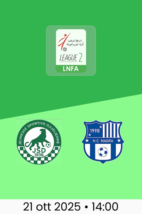 JS Djijel - NC Magra | Ligue 2 2025/26