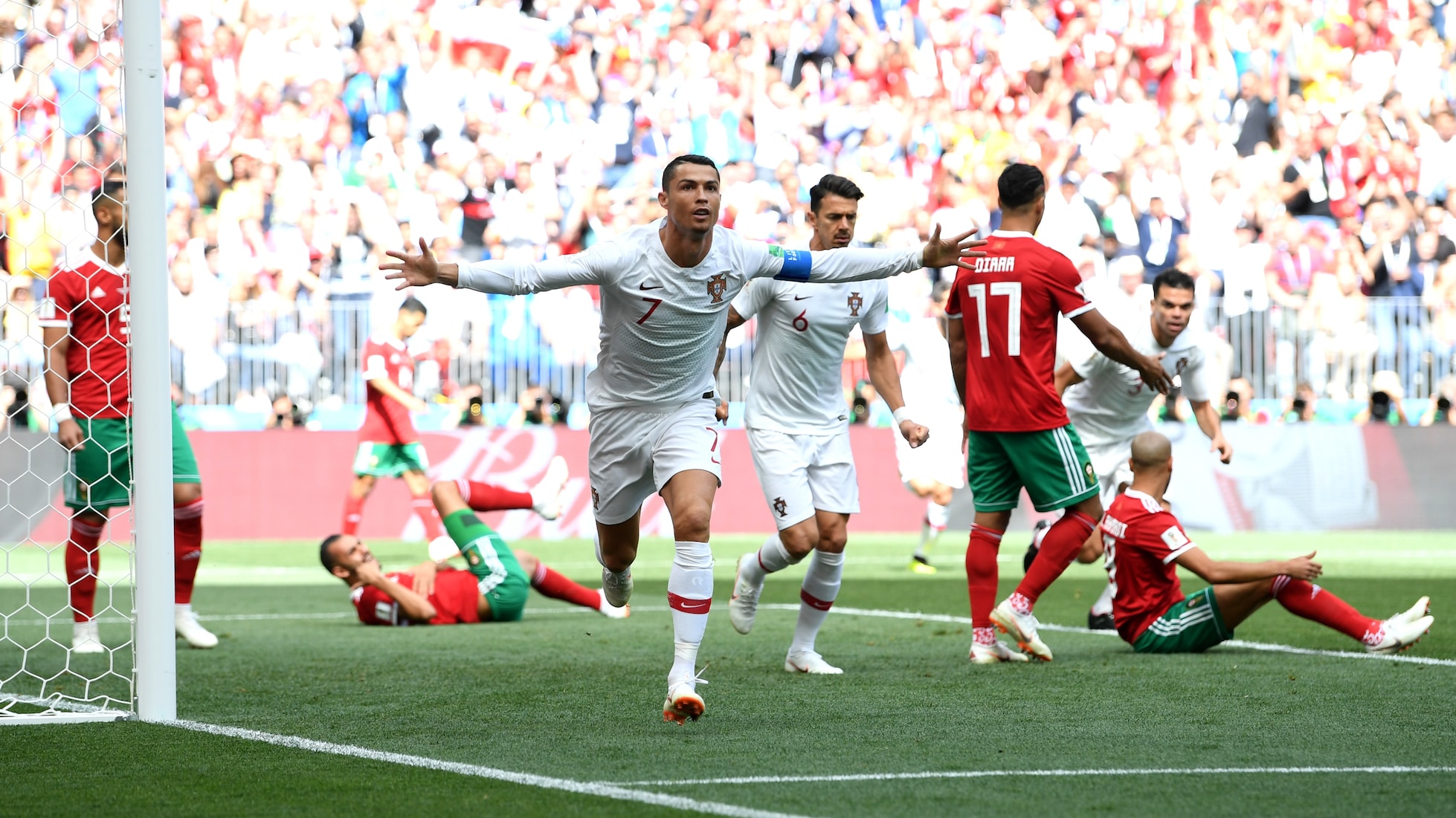Le but de Cristiano Ronaldo 4' | Portugal - Maroc | Coupe du Monde de la FIFA, Russie 2018™