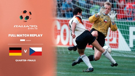 República Federal de Alemania vs Checoslovaquia | Cuartos de final | Copa Mundial de la FIFA Italia 1990™ | Partido Completo