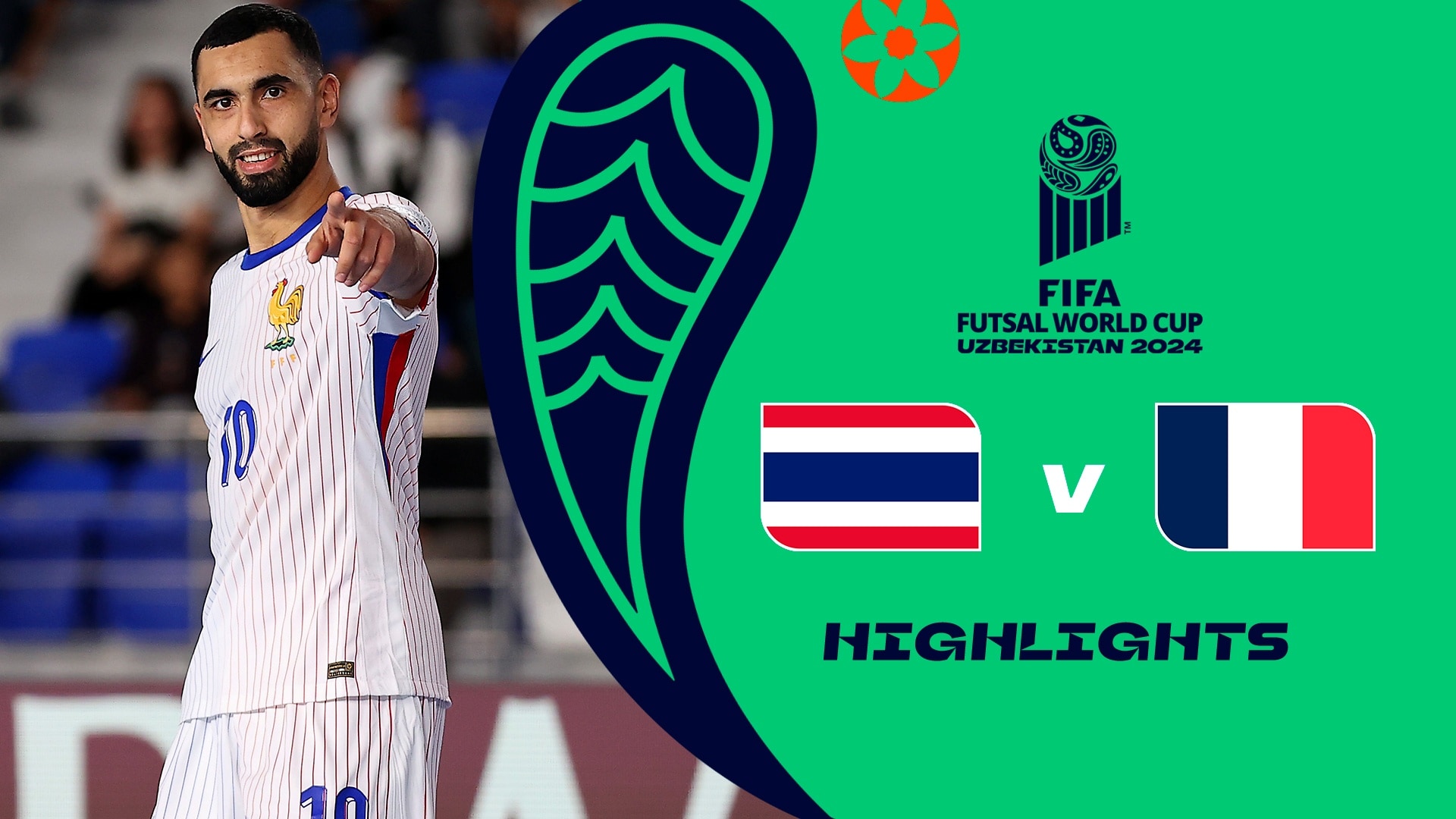 Thailand v France | Round of 16 | FIFA Futsal World Cup Uzbekistan 2024™ | Highlights