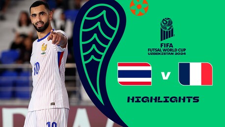 Tailandia vs Francia | Octavos de final | Copa Mundial de Futsal de la FIFA Uzbekistán 2024™ | Highlights